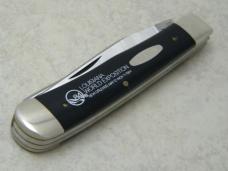 Case XX SS USA 6 Dot 1984 Black L.W.E. 2254 SS Louisiana World Exposition Trapper Knife NIB