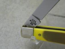 Case XX USA 2011 Green & Yellow 41048 SS John Deere Slimline Trapper Utility Knife NIB