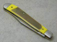 Case XX USA 2011 Green & Yellow 41048 SS John Deere Slimline Trapper Utility Knife NIB