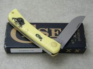 Case XX USA 2024 Yellow 3137 SS Raccoon Sod Buster Jr. Knife NIB