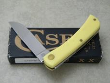 Case XX USA 2024 Yellow 3137 SS Raccoon Sod Buster Jr. Knife NIB