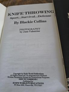 Knife Throwing Book Lot (5 Total) – Sport, Survival & Technique (2 the same)