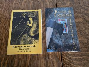 Knife & Tomahawk Throwing Book Lot (2) | McEvoy & Hardin | Instructional Guides