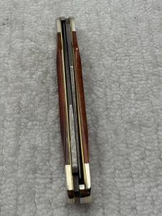 Case XX USA 4 Dot 2016 2 Blade Muskrat Pattern With Damascus Blades (84)