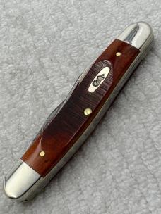 Case XX USA 4 Dot 2016 2 Blade Muskrat Pattern With Damascus Blades (84)