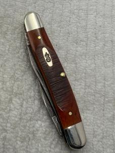 Case XX USA 4 Dot 2016 2 Blade Muskrat Pattern With Damascus Blades (84)