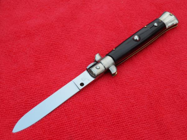 Rare 8" Vintage Italian Stiletto Brazilian horn handles *Rosa Uliana Primo* -Rostfrei stamp Rare 8" Vintage Italian Stiletto Brazilian horn handles *Rosa Uliana Primo* -Rostfrei stamp
