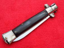 Rare 8" Vintage Italian Stiletto Brazilian horn handles *Rosa Uliana Primo* -Rostfrei stamp