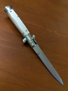 18CM-7 INCH PICKLOCK MADE IN MANIAGO ITALY BAYONET STILETTO IN PEARLEX