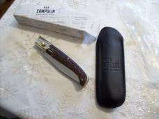 A.G.A. Campolin Pattada Scarce Italian Automatic Genuine Stag/Antler UNUSED W/Pouch & Box