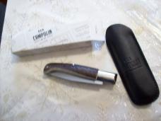 A.G.A. Campolin Pattada Scarce Italian Automatic Genuine Stag/Antler UNUSED W/Pouch & Box