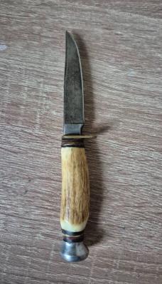 6" Vintage Solingen Germany Stag Bird Trout Hunting Fishing Skinning Knife Survival