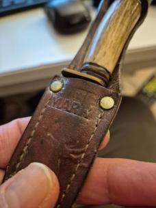 6" Vintage Solingen Germany Stag Bird Trout Hunting Fishing Skinning Knife Survival