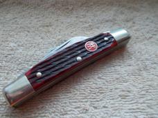 JA Henckels Solingen Germany HK-1-B Congress Knife Red Bone 
