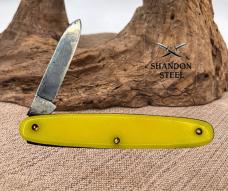 Autopoint Pen Knife Chicago USA Celluloid Handles CS Blades 3 3/8" Closed (18)