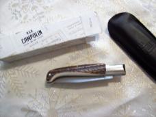A.G.A. Campolin Pattada Scarce Italian Automatic Genuine Stag/Antler UNUSED W/Pouch & Box
