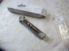 A. G. A. Campolin Maniago, Italy Maltese Cross Bayonet 9 Incher Lockback W/Genuine Stag/Antler NIB
