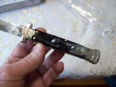 A. G. A. Campolin Maniago, Italy Maltese Cross Bayonet 9 Incher Lockback W/Brazilian Horn UNUSED!