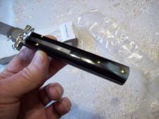 A.G.A. Campolin Italian 9" Dominus Brazilian Horn  Swedgey Blade # GO-DOM23A-HB UNUSED W/Orig. Box