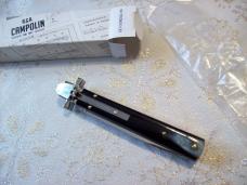 A.G.A. Campolin Italian 9" Dominus Brazilian Horn  Swedgey Blade # GO-DOM23A-HB UNUSED W/Orig. Box