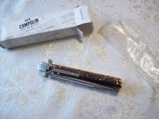 A.G.A. Campolin Italian 9" Dominus Genuine Gnarly Stag/Antler Swedgey Blade UNUSED W/Orig. Box