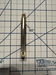 Buck The 55 Lockback Knife Brass/Ebony (2.375" Satin) 0055BRS