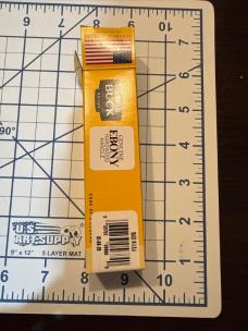 Buck The 55 Lockback Knife Brass/Ebony (2.375" Satin) 0055BRS