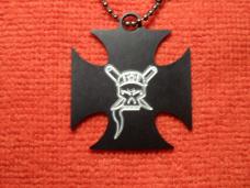 Robbie Dalton custom made Maltese cross Dealer keychain