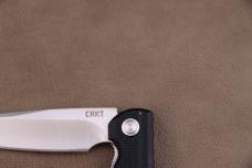 CRKT LCK + Spring Assisted Liner Lock Knife Black GRN (3.3" Satin) 3801