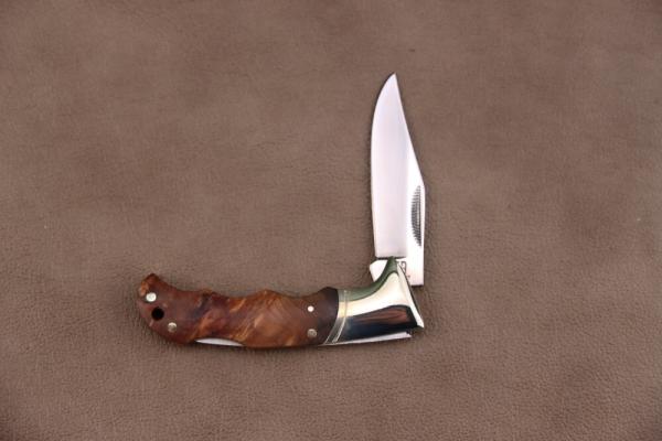 Rough Ryder Burlwood Pocket Pal Lockback Folding Knife RR518 Rough Ryder Burlwood Pocket Pal Lockback Folding Knife RR518