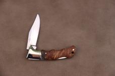 Rough Ryder Burlwood Pocket Pal Lockback Folding Knife RR518