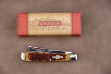 Rough Ryder Razor Trapper - Amber Bone (440A SS) RR072