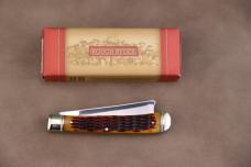 Rough Ryder Razor Trapper - Amber Bone (440A SS) RR072