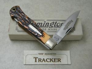 Remington USA 1990 Delrin R1306 "The Tracker" Bullet Lockback Knife in Box