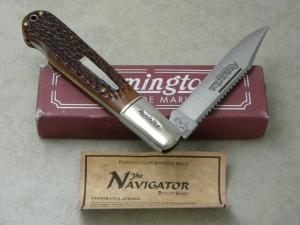 Remington USA 2000 Delrin R1630 The Navigator Lockback Bullet Knife in Box