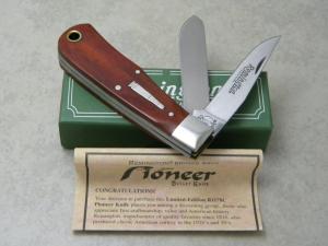 Remington UMC USA 2003 R1178C Cocobola Wood The Pioneer Bullet Tapper Knife in Box