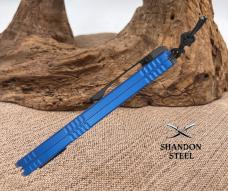 Heretic Knives Hydra V4 Tactical Single-Action OTF AUTO 3.625" CPM-MagnaCut Black DLC Recurve Blade,