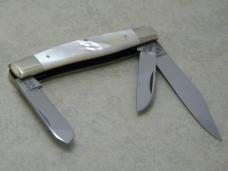 Fight'n Rooster Germany Pearl "The Captain's Rooster" Stockman Knife 