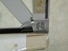 Fight'n Rooster Germany Pearl "The Captain's Rooster" Stockman Knife 