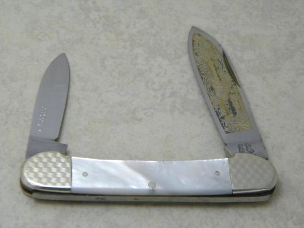 Fight'n Rooster Germany Pearl "The Captain's Rooster" Canoe Knife 