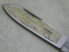 Fight'n Rooster Germany Pearl "The Captain's Rooster" Canoe Knife 