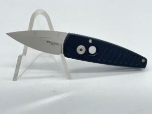 PRO-TECH USA Custom Mirror Finished Blade amp MOP Button Stinger Automatic