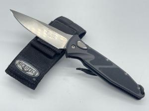 2000 MICROTECH SOCOM Elite-A Black Automatic w/ Sheath