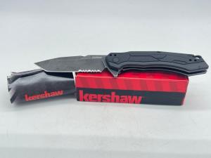 KERSHAW SPEEDSAFE 2062ST Black Assisted Flipper Tanto Analyst w OMP BOX