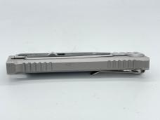 2023 REATE KNIVES EXO-M Black Micarta Elmax Tanto Exoskeleton Gravity OTF
