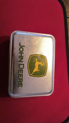 2001 John Deere 6318 Green bone medium stockman in tin
