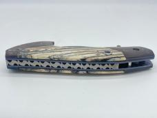 REESE WEILAND Custom Handmade Mammoth Fossil Damascus D/A Rastor #060