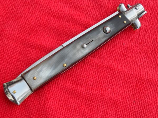 New G.Beltrame 13" Italian Stiletto Brazilian-Horn Handles- SS Bayonet grind Blade New G.Beltrame 13" Italian Stiletto Brazilian-Horn Handles- SS Bayonet grind Blade