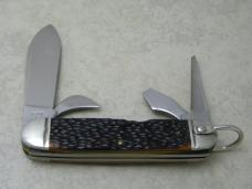 Western USA S-901 D Delrin Camp Scout Utility Knife & Leather Strap c.1980 - NIB (Brown Label)