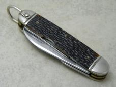 Western USA S-901 D Delrin Camp Scout Utility Knife & Leather Strap c.1980 - NIB (Brown Label)
